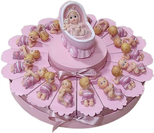 Maxi torta nascita bimba - nascita, culla