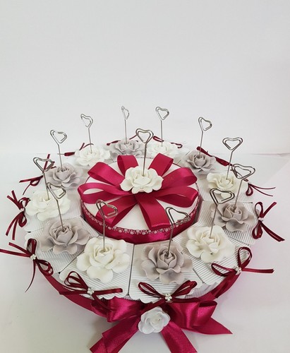 Torta bomboniera rosa - bomboniera,