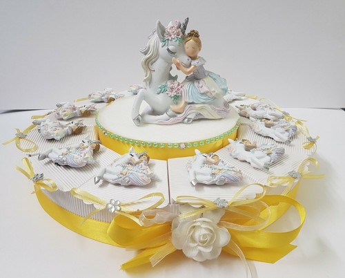 Torta bomboniera unicorno - torta,