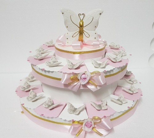 Torta bomboniera con farfalla - bomboniera,
