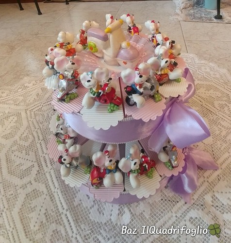 Torta bomboniera fette - torta, da