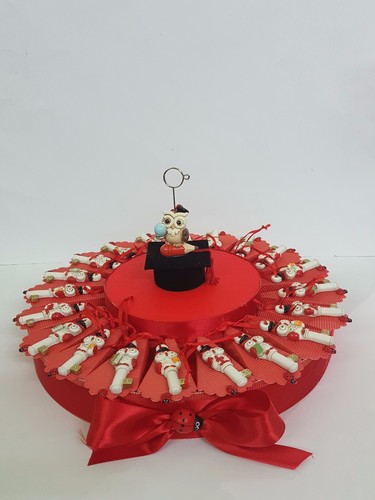 Torta laurea bomboniere chiave - laurea,